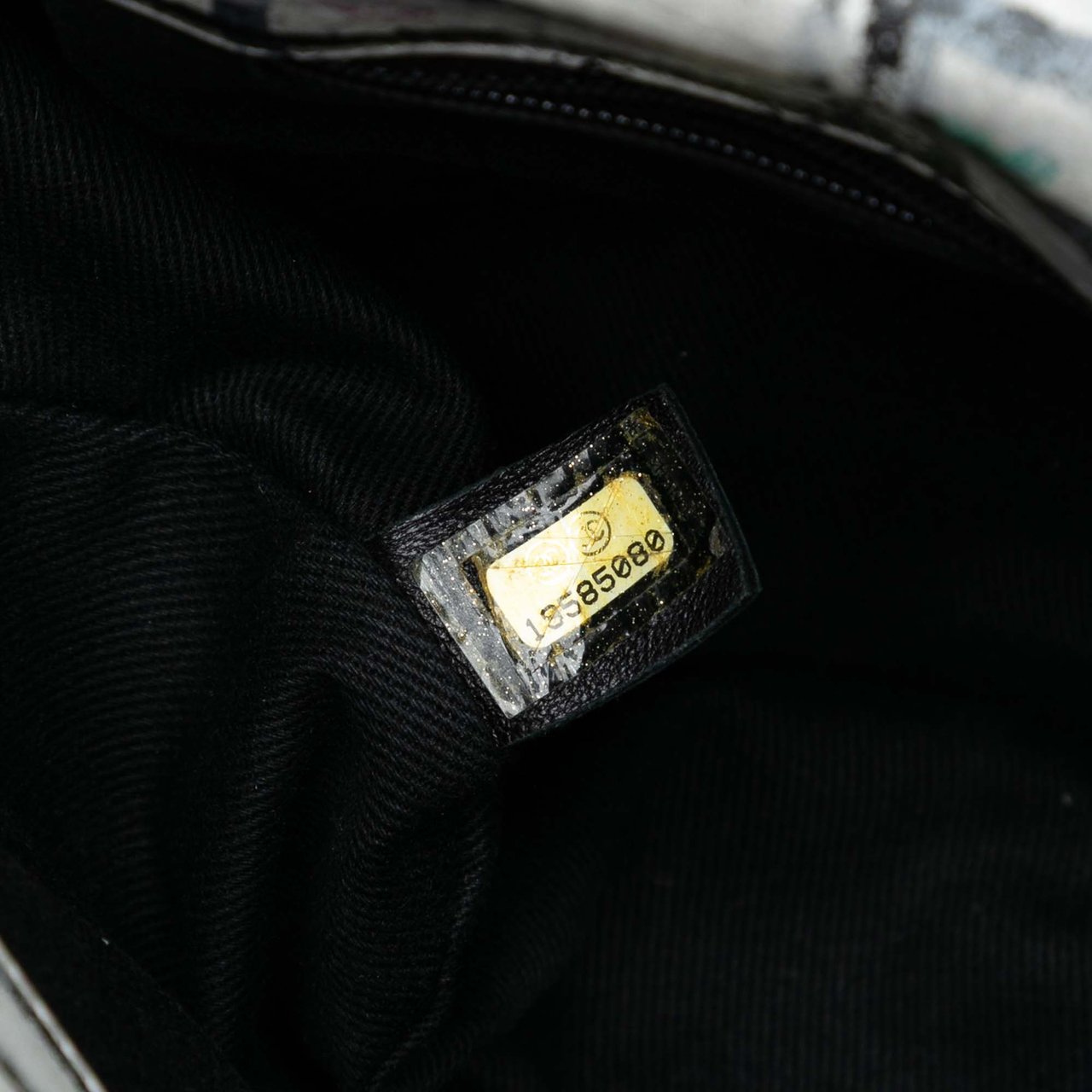 Chanel Medium Calfskin Hand Painted Graffiti Flap Wit