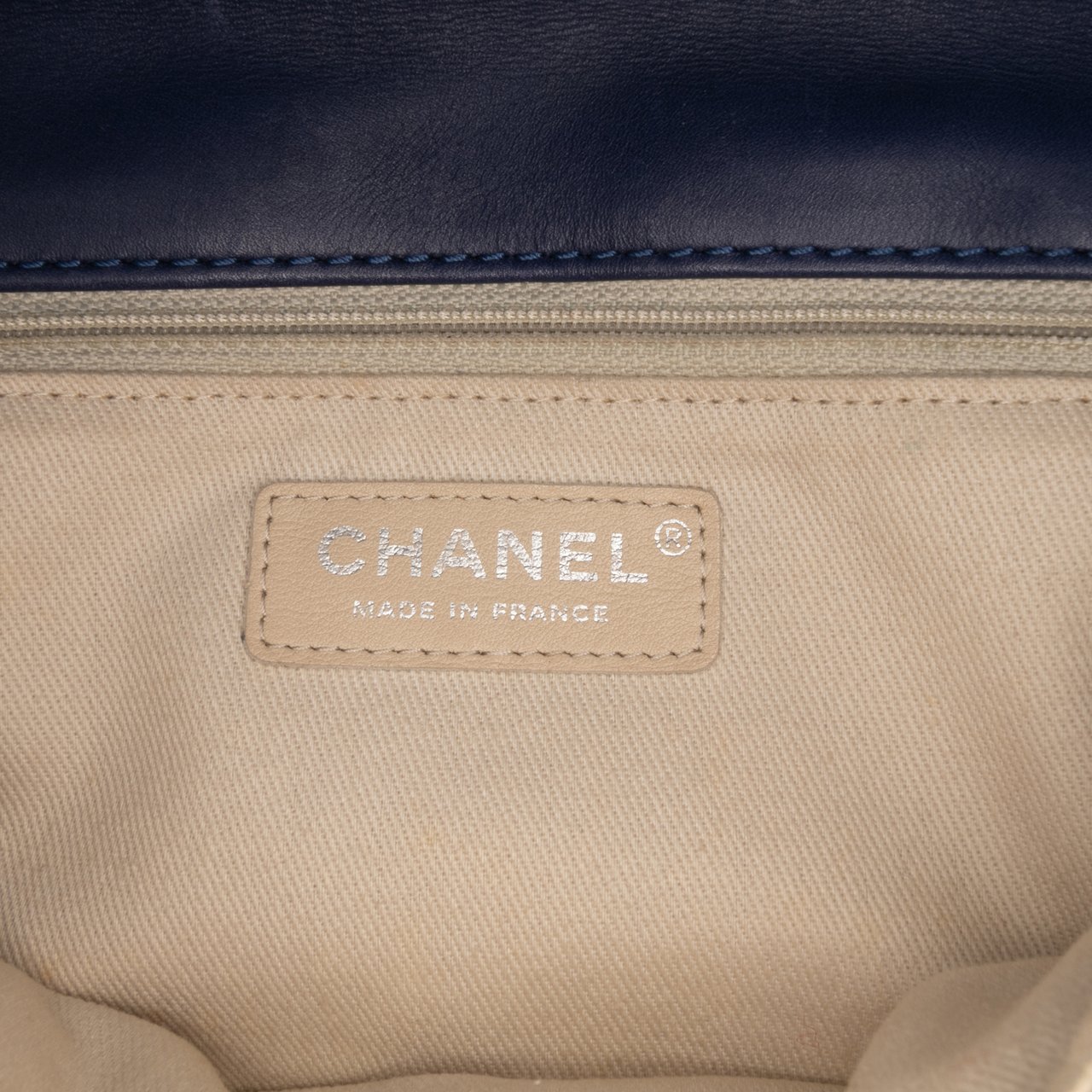 Chanel Mini Double Stitch Hamptons Flap Blauw