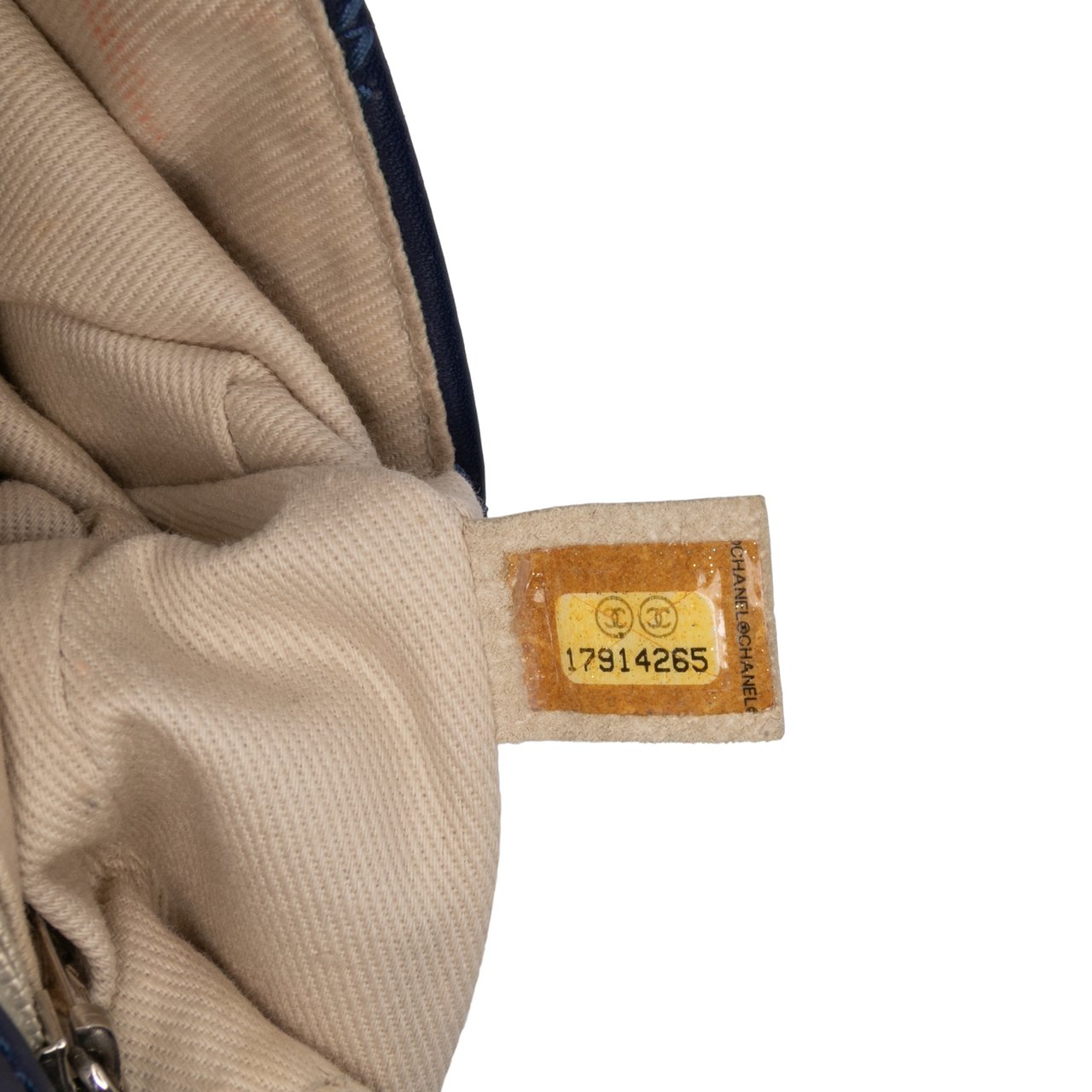 Chanel Mini Double Stitch Hamptons Flap Blauw