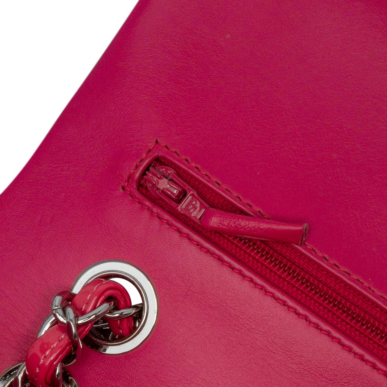 Chanel Medium Classic Patent Double Flap Roze