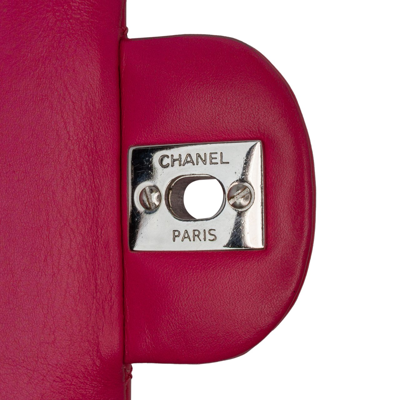 Chanel Medium Classic Patent Double Flap Roze
