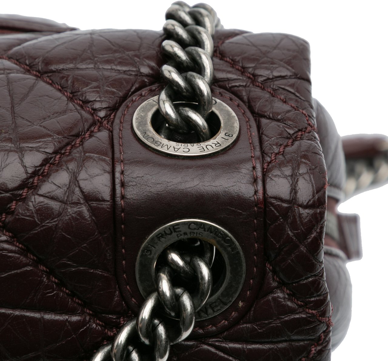 Chanel Jumbo Quilted Aged Calfskin New Portobello Flap Rood