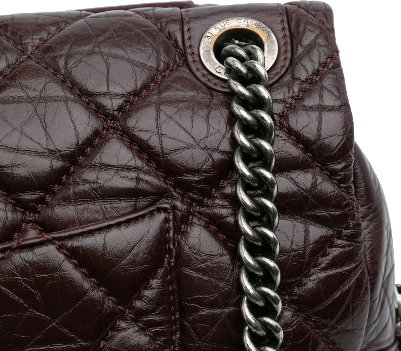 Chanel Jumbo Quilted Aged Calfskin New Portobello Flap Rood
