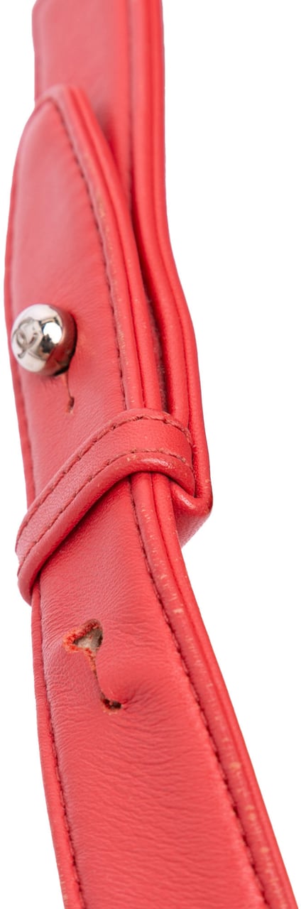 Chanel Quilted Caviar French Riviera Hobo Rood