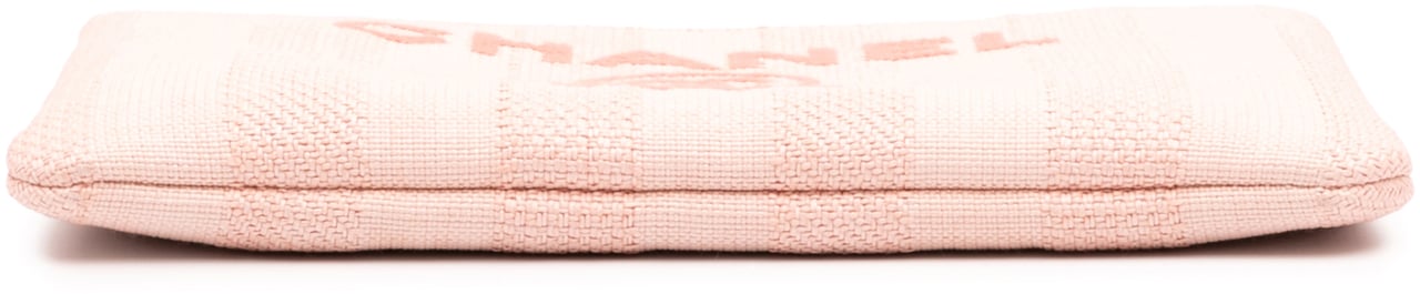 Chanel Medium Tweed Deauville O Case Roze
