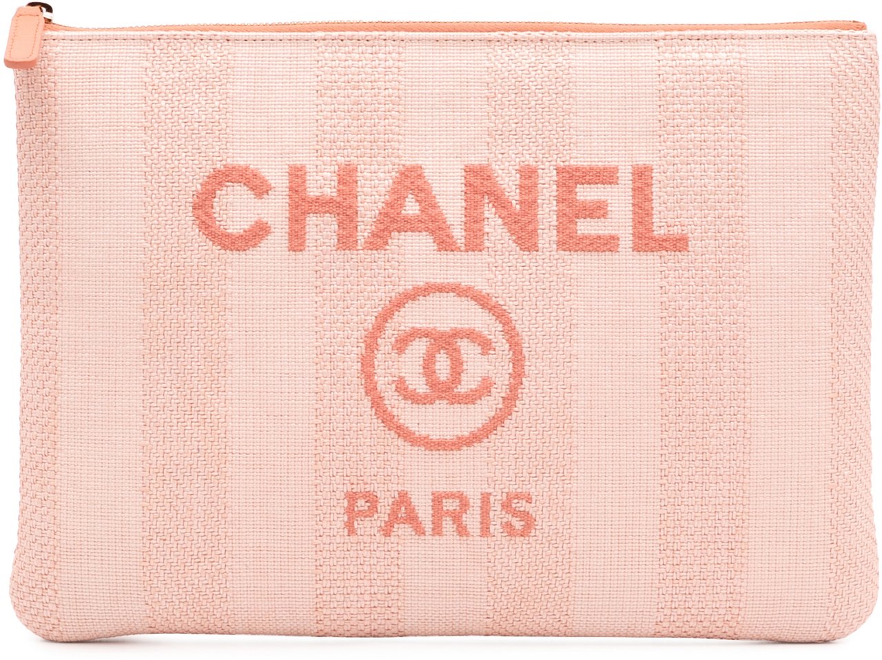 Chanel Medium Tweed Deauville O Case Roze