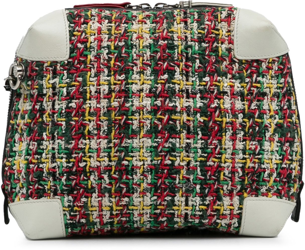 Chanel Tweed Street Allure Camera Bag Rood