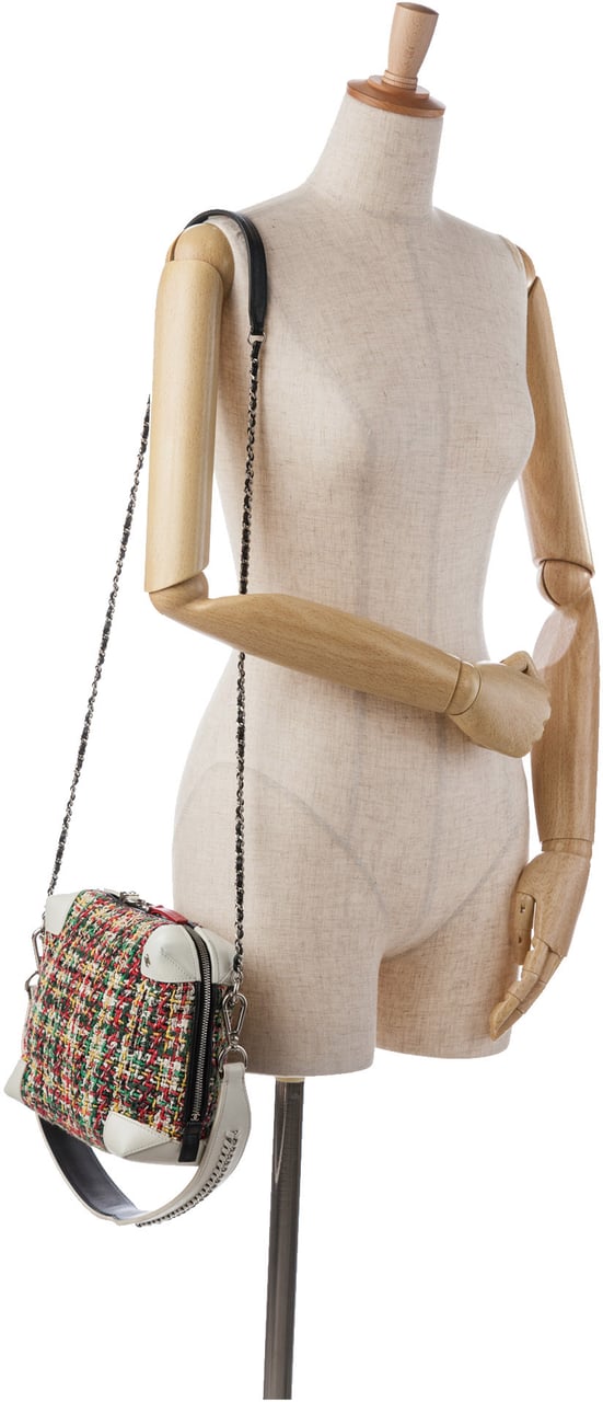 Chanel Tweed Street Allure Camera Bag Rood