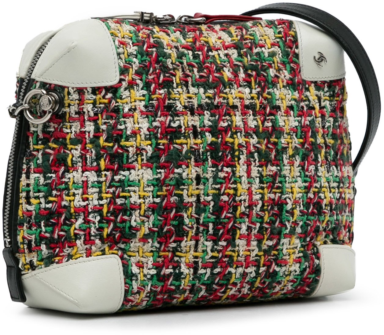 Chanel Tweed Street Allure Camera Bag Rood