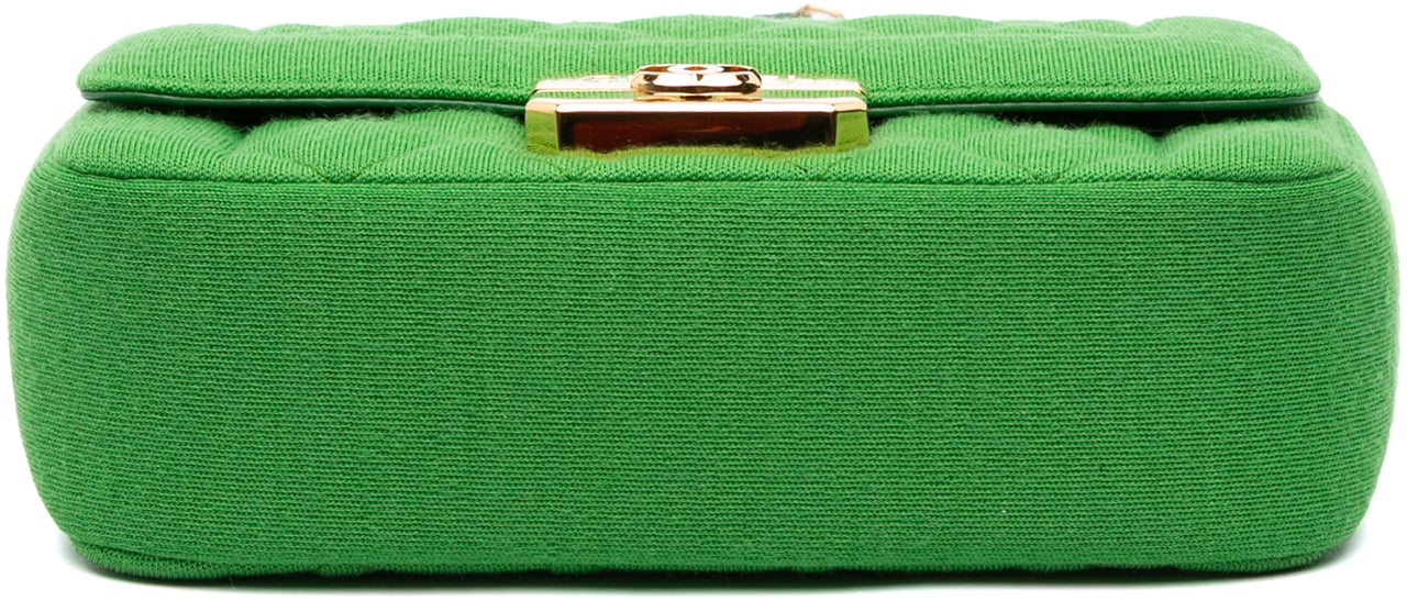 Chanel Mini Jersey Chic With Me Flap Groen