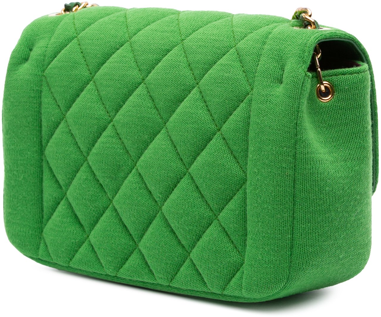 Chanel Mini Jersey Chic With Me Flap Groen