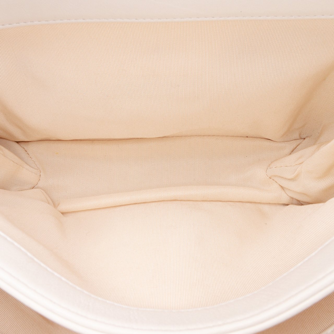 Chanel Small Quilted Calfskin Pearl CC Accordion Flap Wit