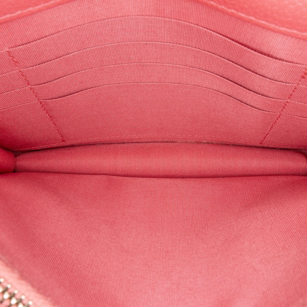 Chanel Quilted Caviar Golden Class Wallet On Chain Roze