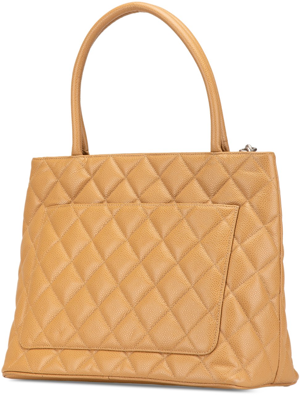 Chanel Caviar Medallion Tote Bruin