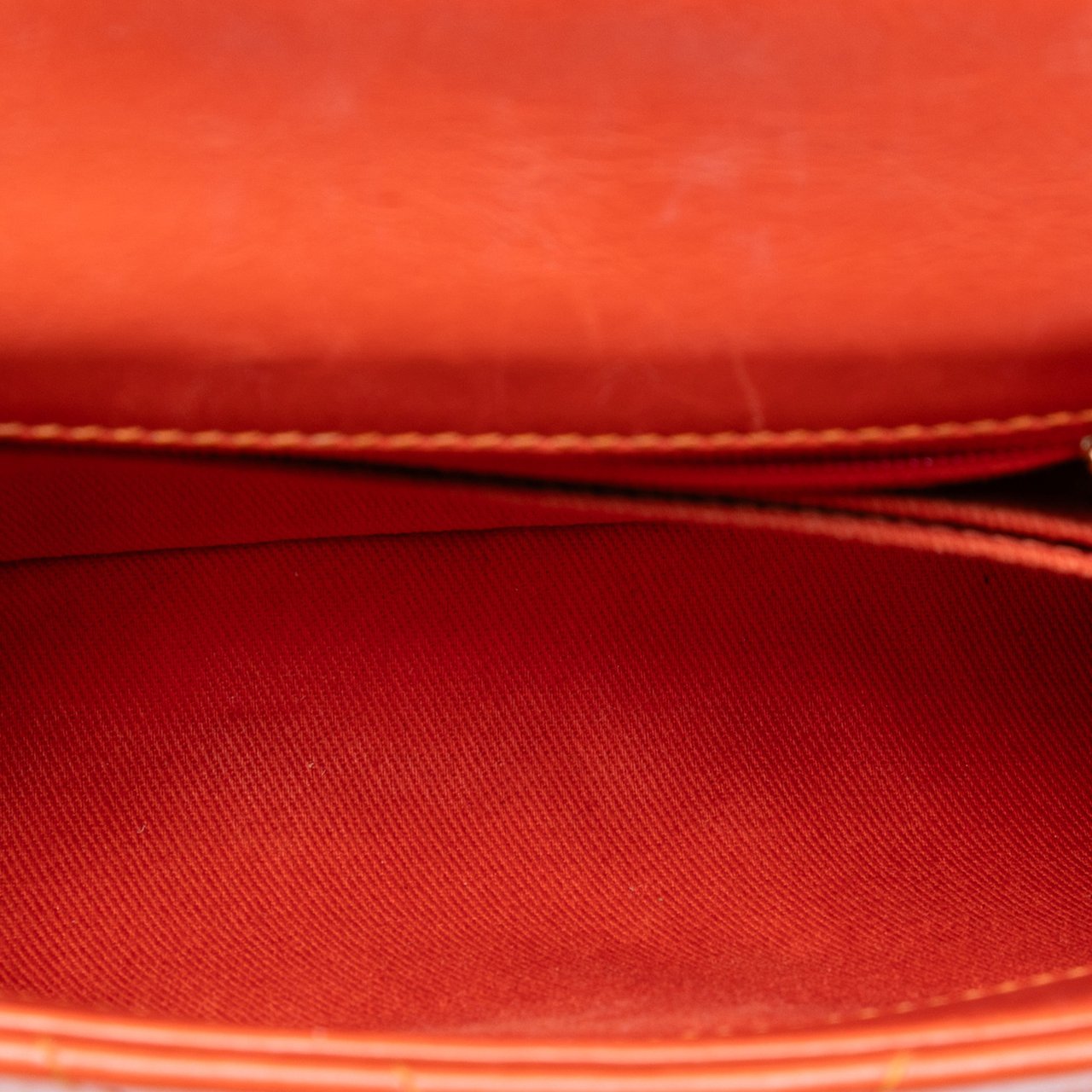 Chanel Mini Chevron Lambskin Coco Top Handle Bag Oranje