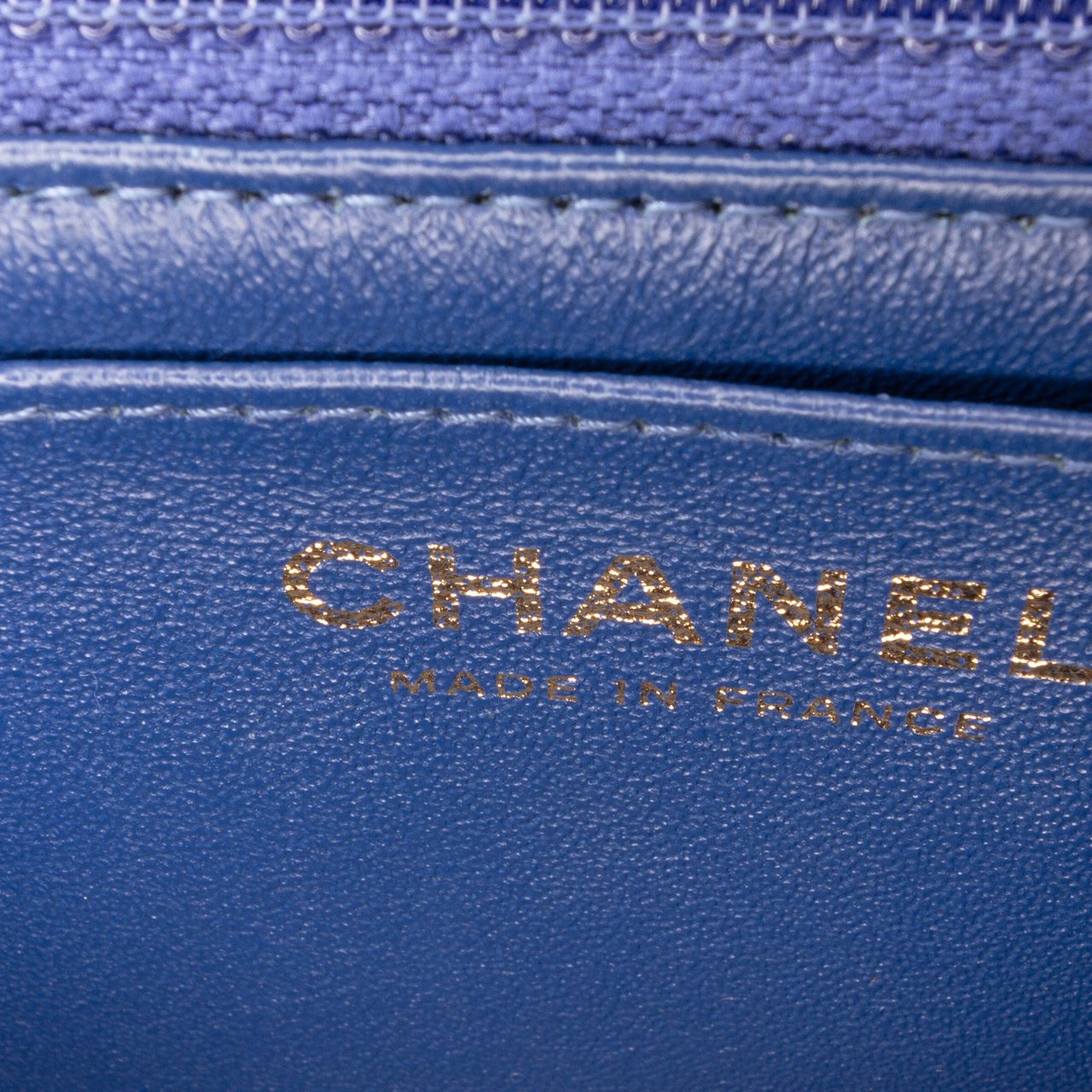 Chanel Mini Rectangular Multicolor Classic Denim Single Flap Blauw