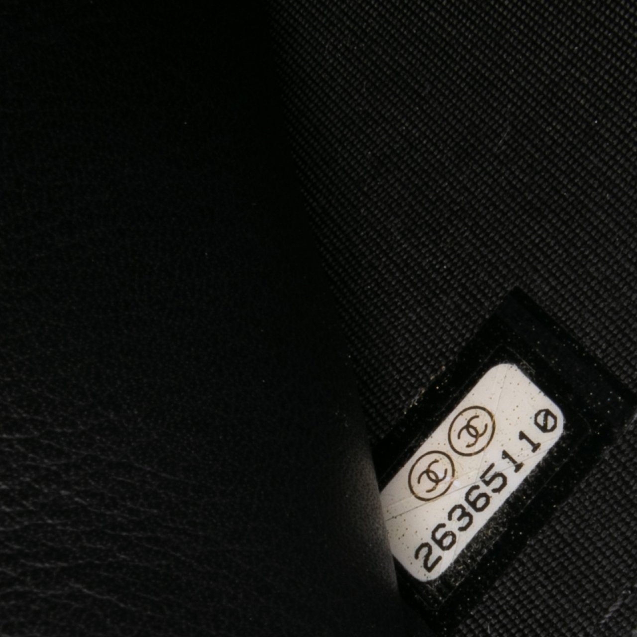 Chanel Quilted Lambskin Boy Wallet On Chain Zwart