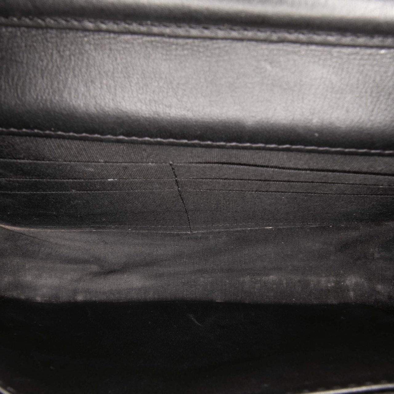 Chanel Quilted Lambskin Boy Wallet On Chain Zwart