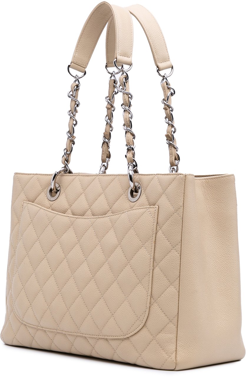 Chanel Caviar Grand Shopping Tote Bruin