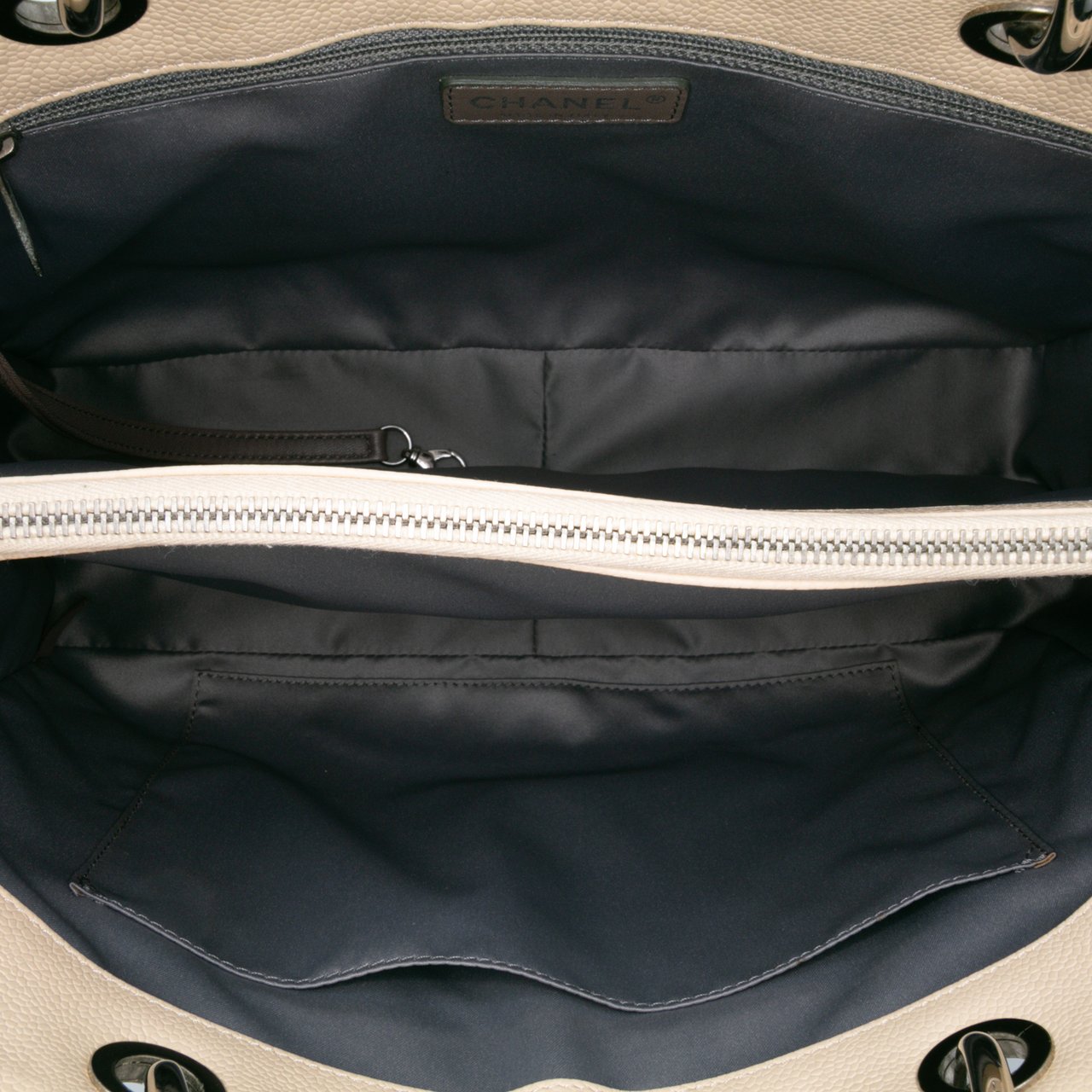 Chanel Caviar Grand Shopping Tote Bruin