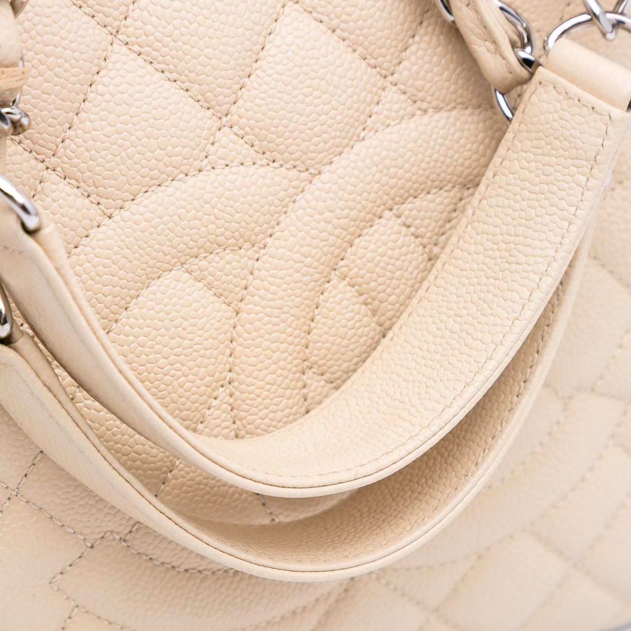 Chanel Caviar Grand Shopping Tote Bruin
