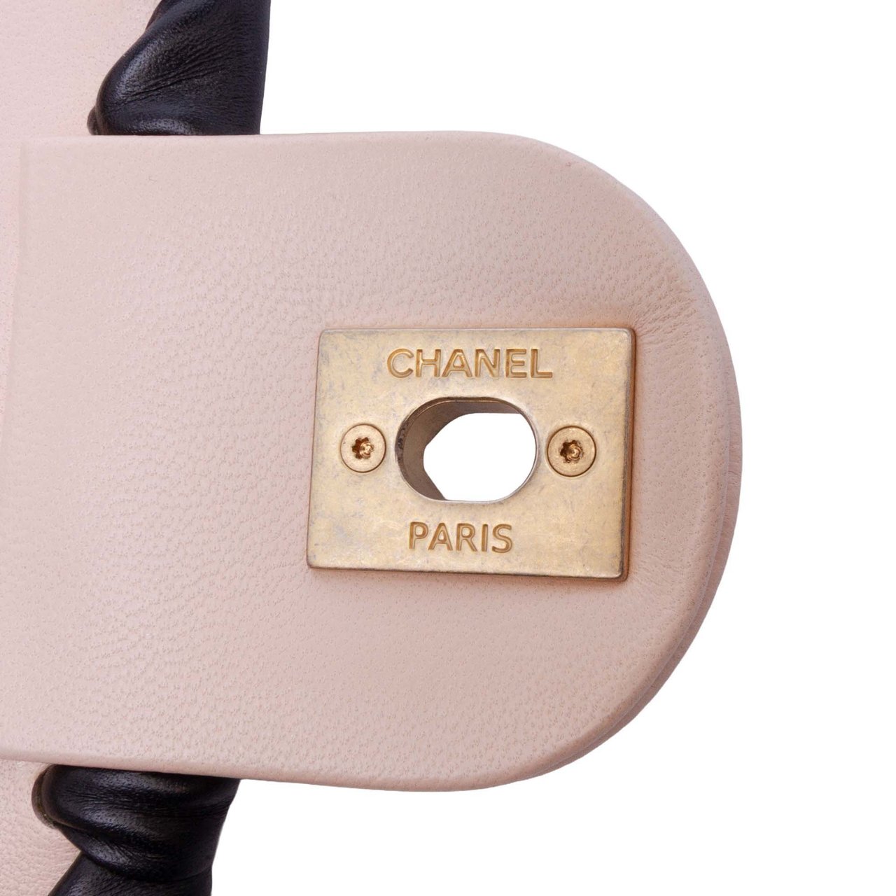 Chanel Mini Calfskin Braided My Own Frame Flap Roze