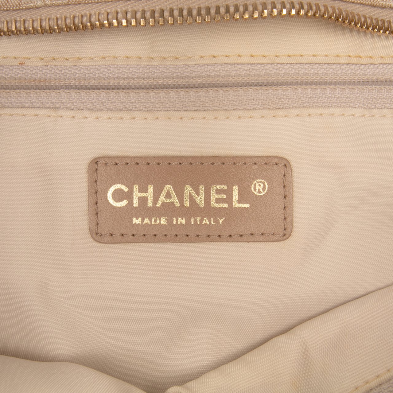 Chanel New Travel Line Nylon Tote Bruin