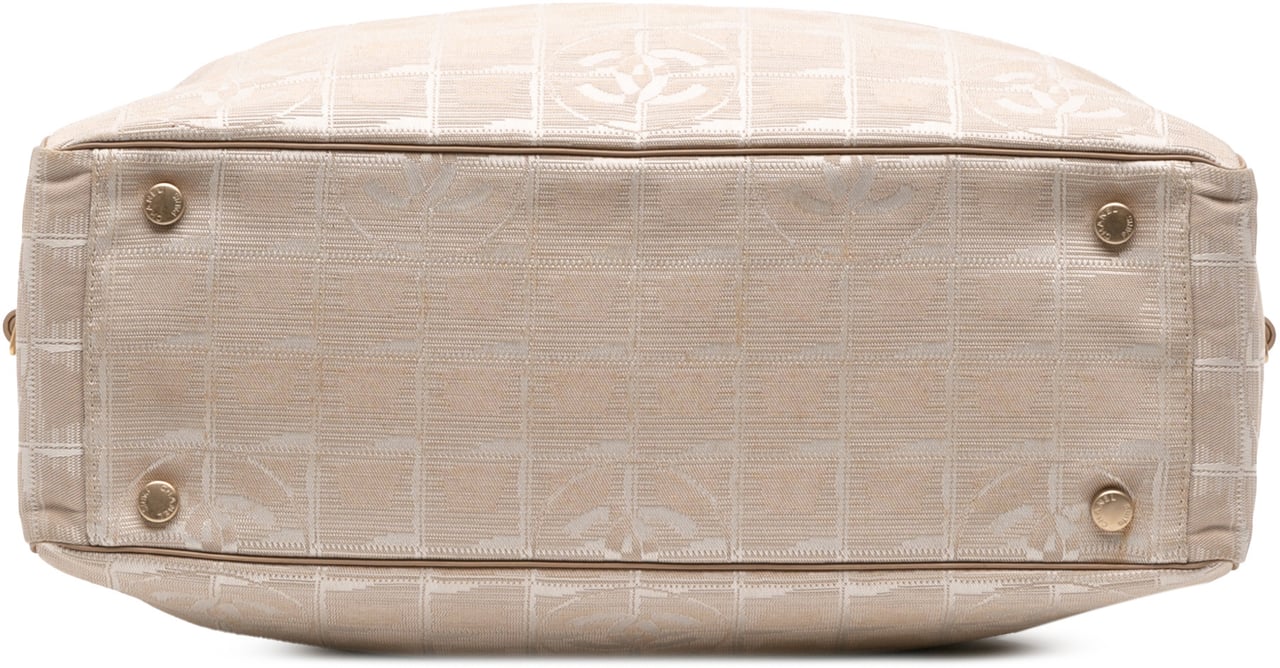 Chanel New Travel Line Nylon Tote Bruin