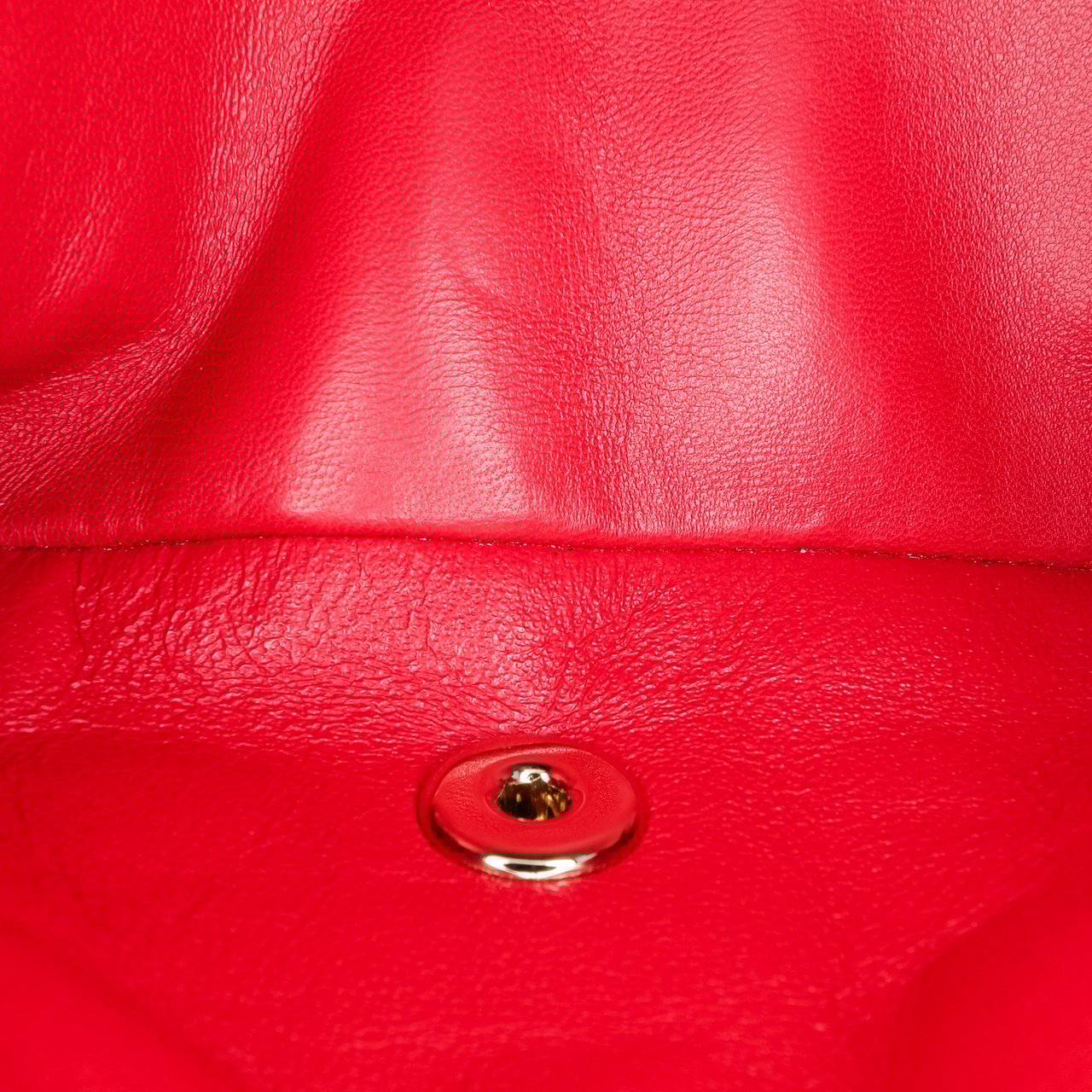 Chanel Medium Classic Lambskin Double Flap Rood
