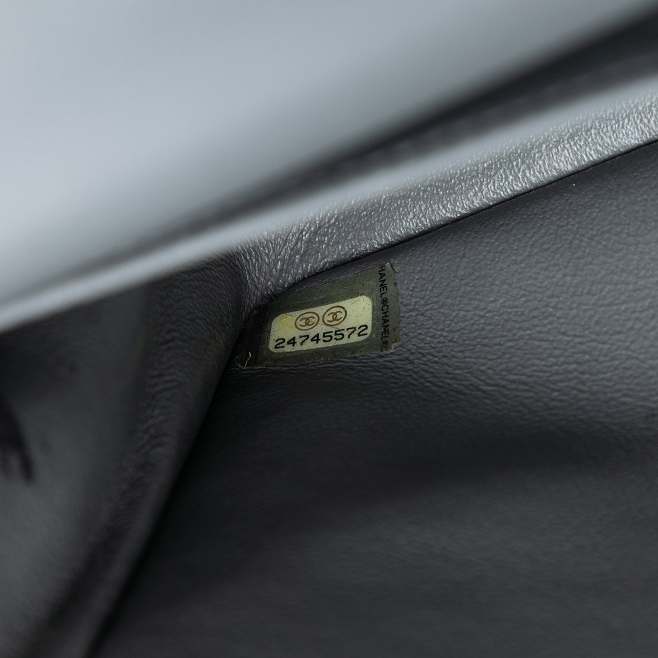 Chanel Medium Classic Caviar Double Flap Grijs