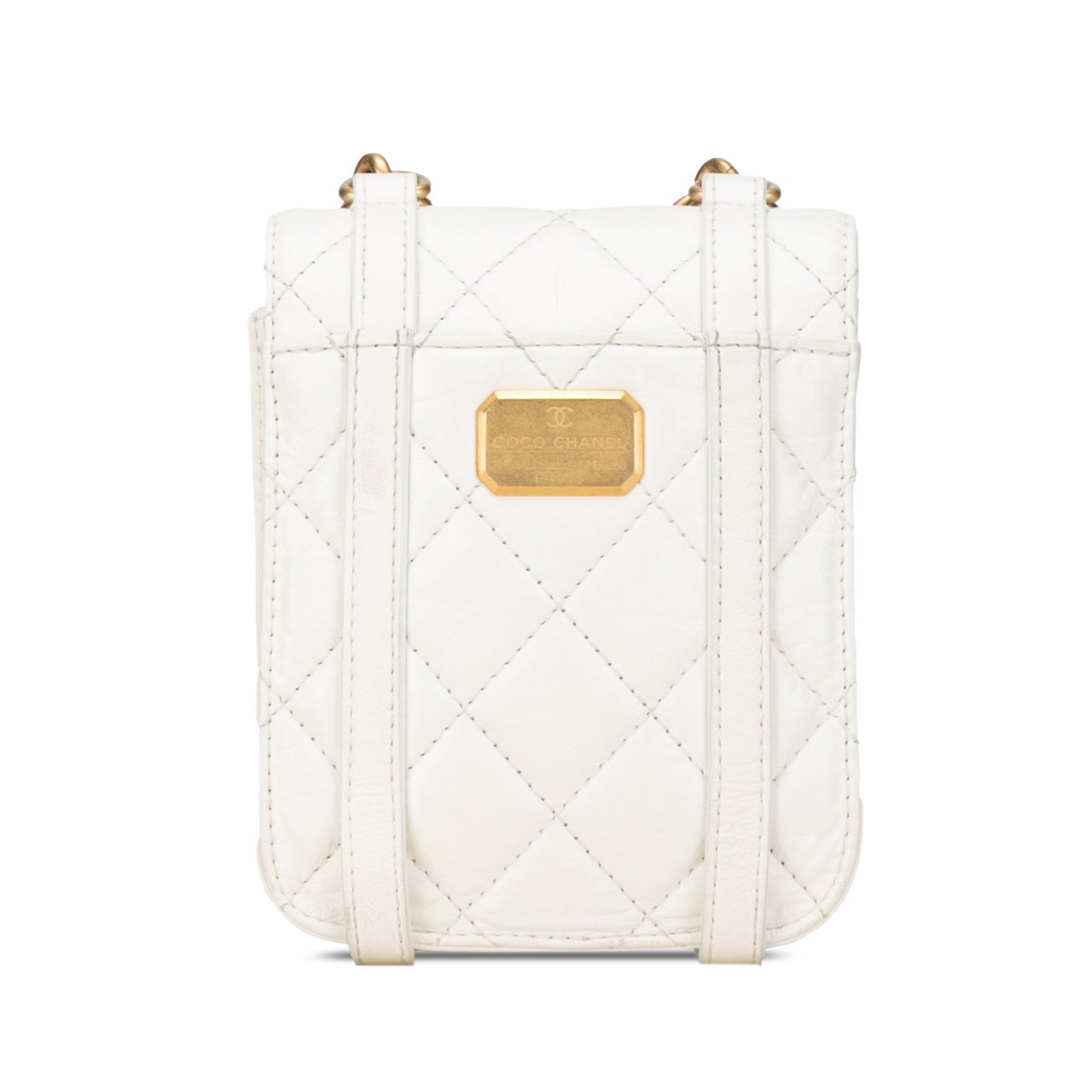 Chanel Mini Aged Calfskin City School Flap Wit