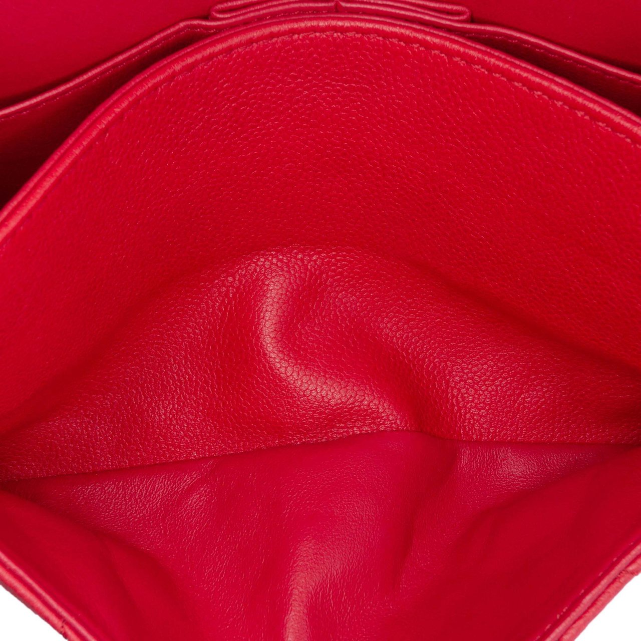 Chanel Medium Classic Caviar Double Flap Rood