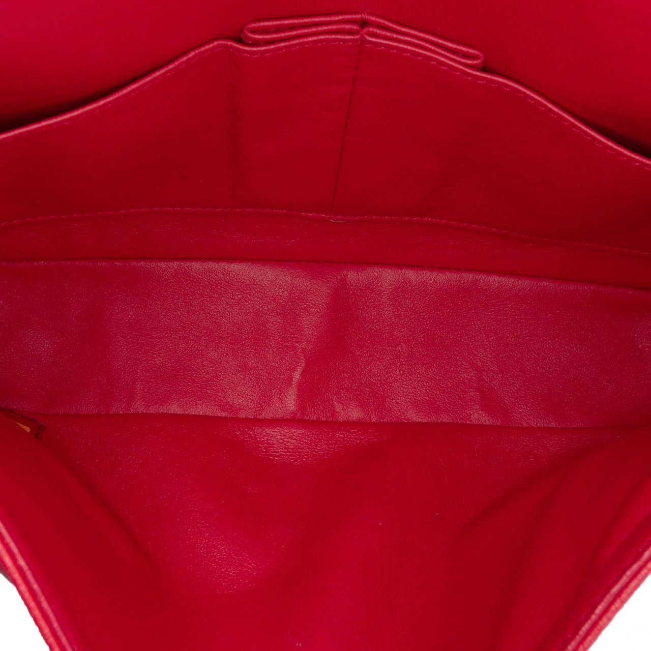 Chanel Medium Classic Caviar Double Flap Rood