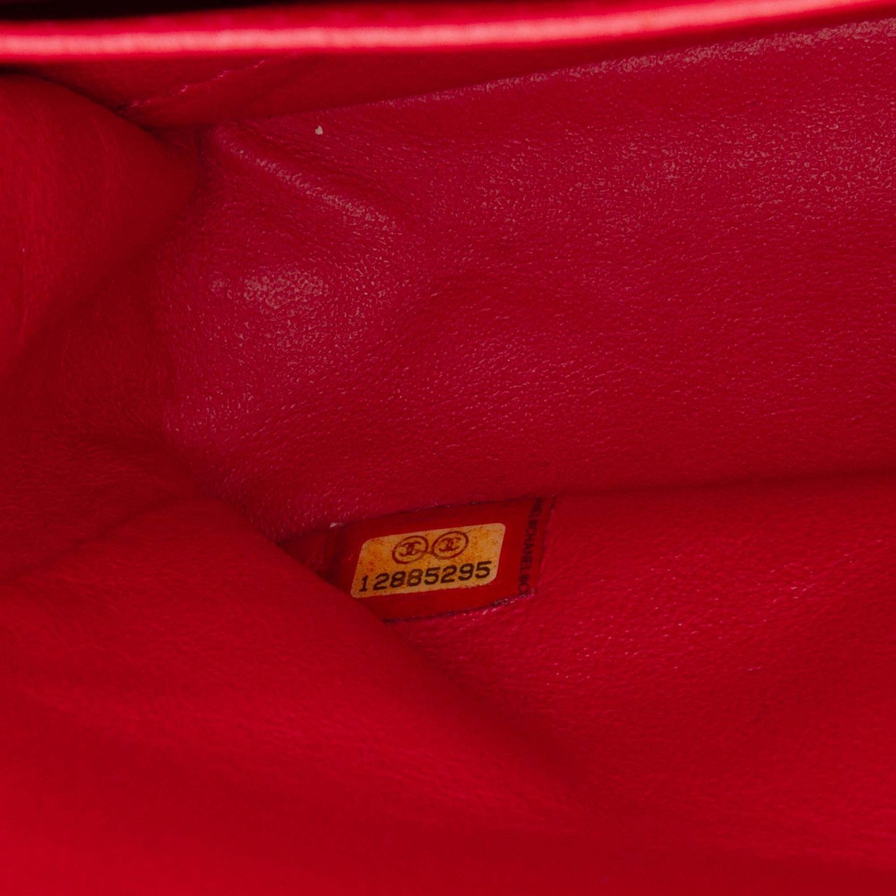 Chanel Medium Classic Caviar Double Flap Rood