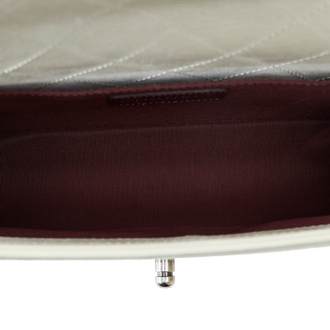 Chanel Old Medium Bicolor Shearling Boy Flap Wit