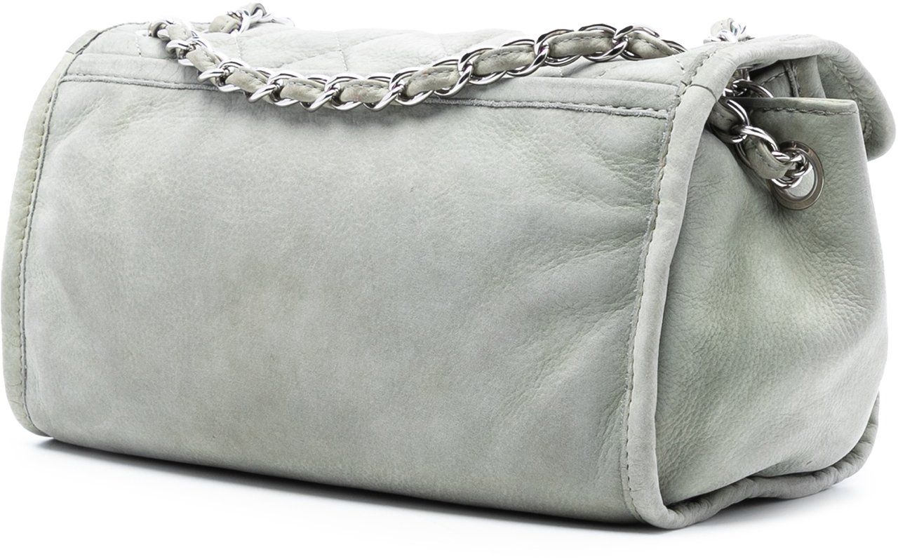 Chanel Calfskin French Riviera Shoulder Bag Grijs