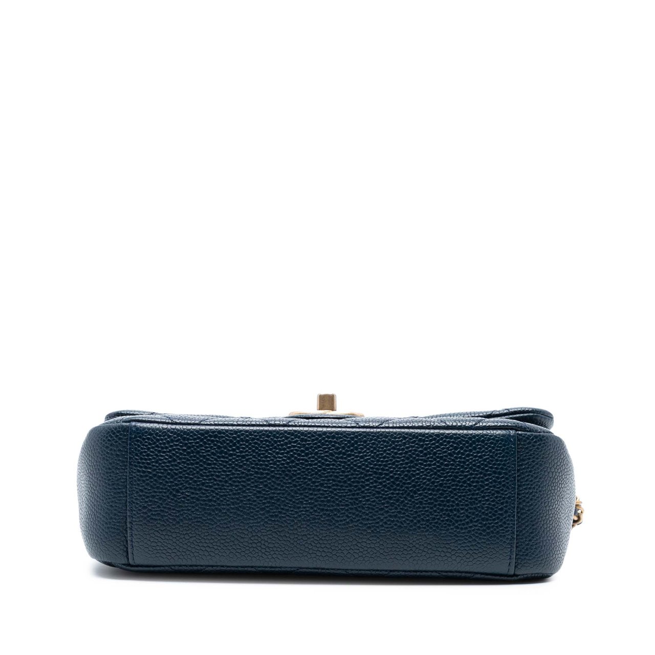 Chanel Mini Quilted Caviar Chain Soul Flap Blauw