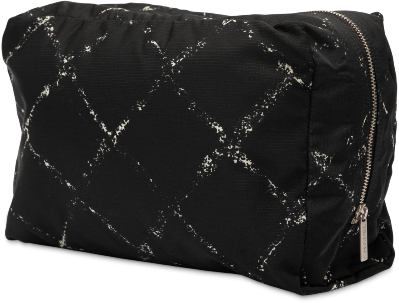 Chanel Old Travel Line Nylon Pouch Zwart