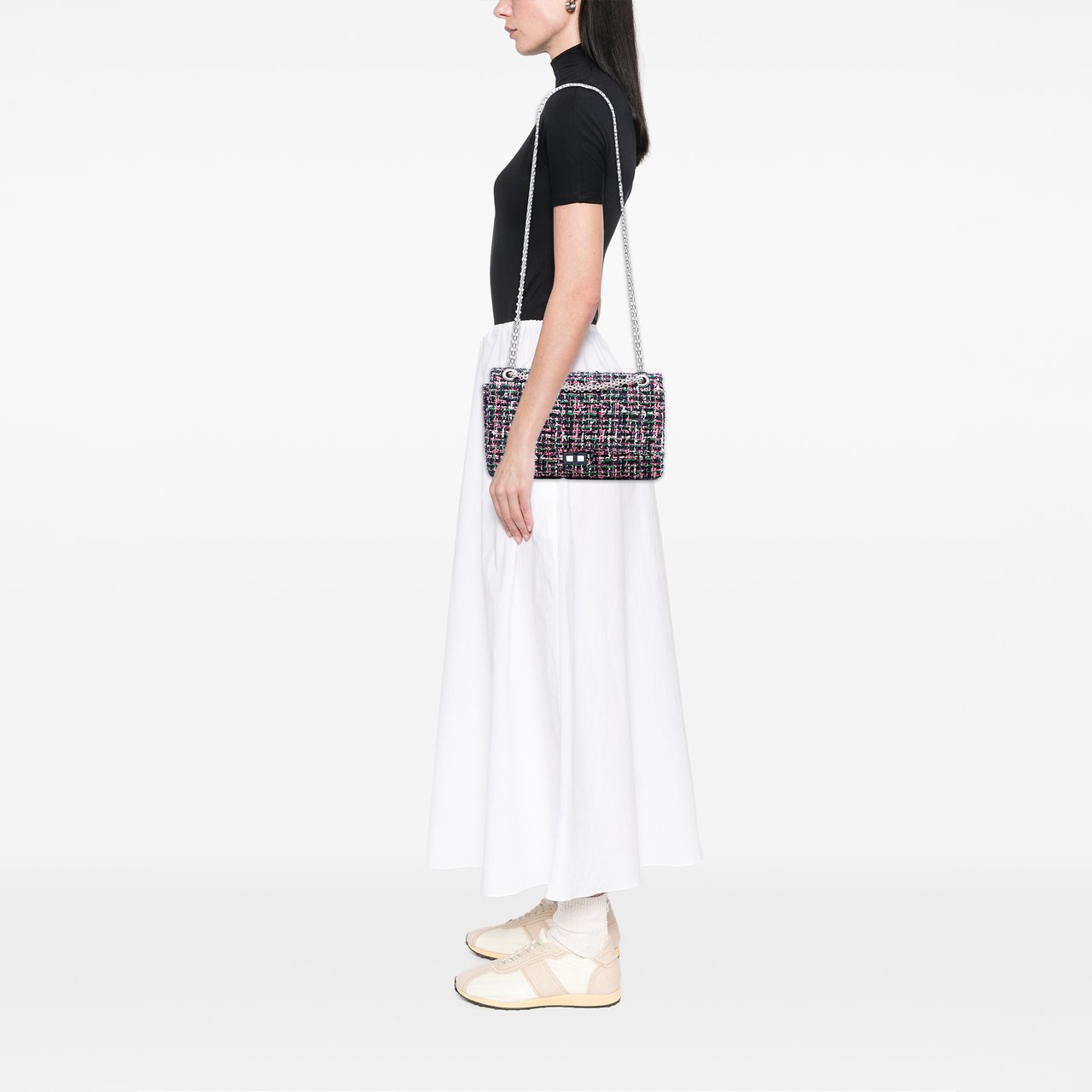 Chanel Reissue 2.55 Tweed Double Flap 226 Roze