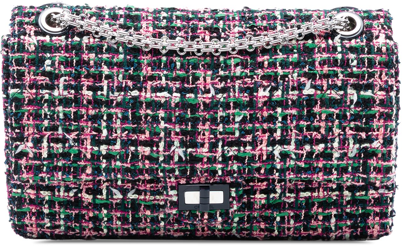 Chanel Reissue 2.55 Tweed Double Flap 226 Roze