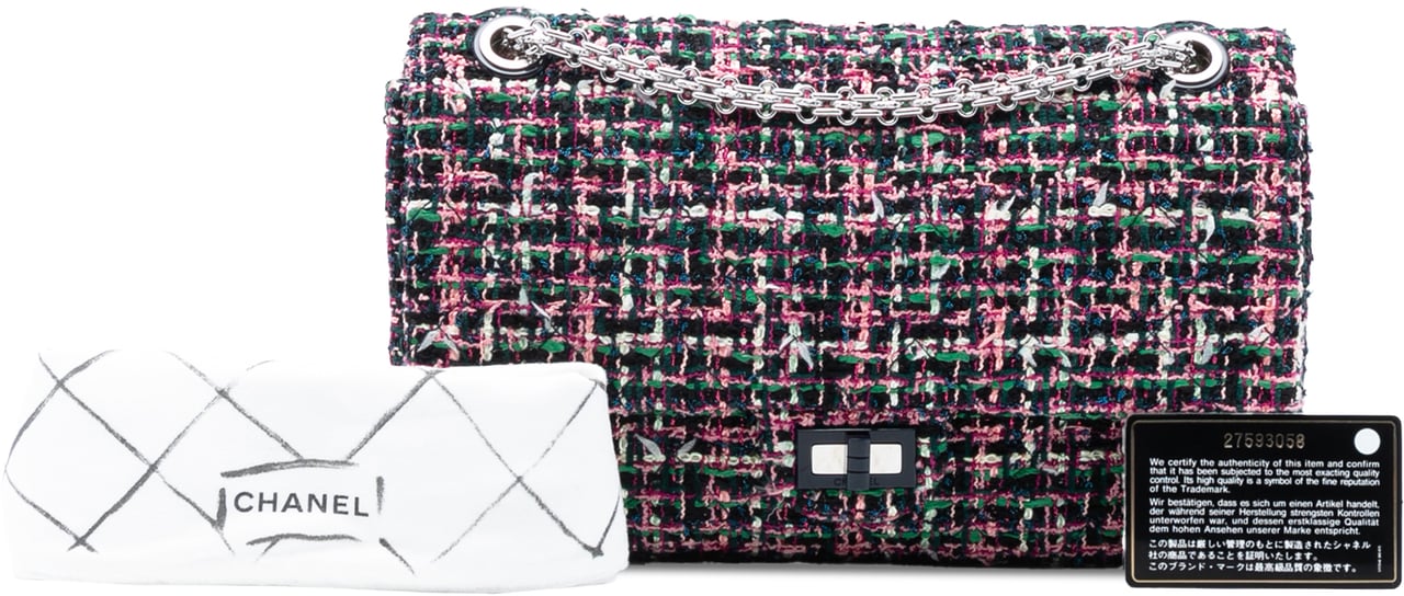 Chanel Reissue 2.55 Tweed Double Flap 226 Roze