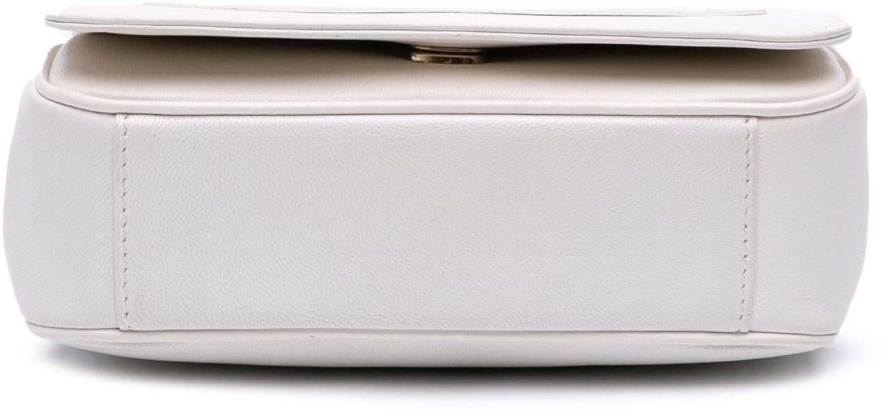 Chanel Lambskin CC Mania Flap Wit