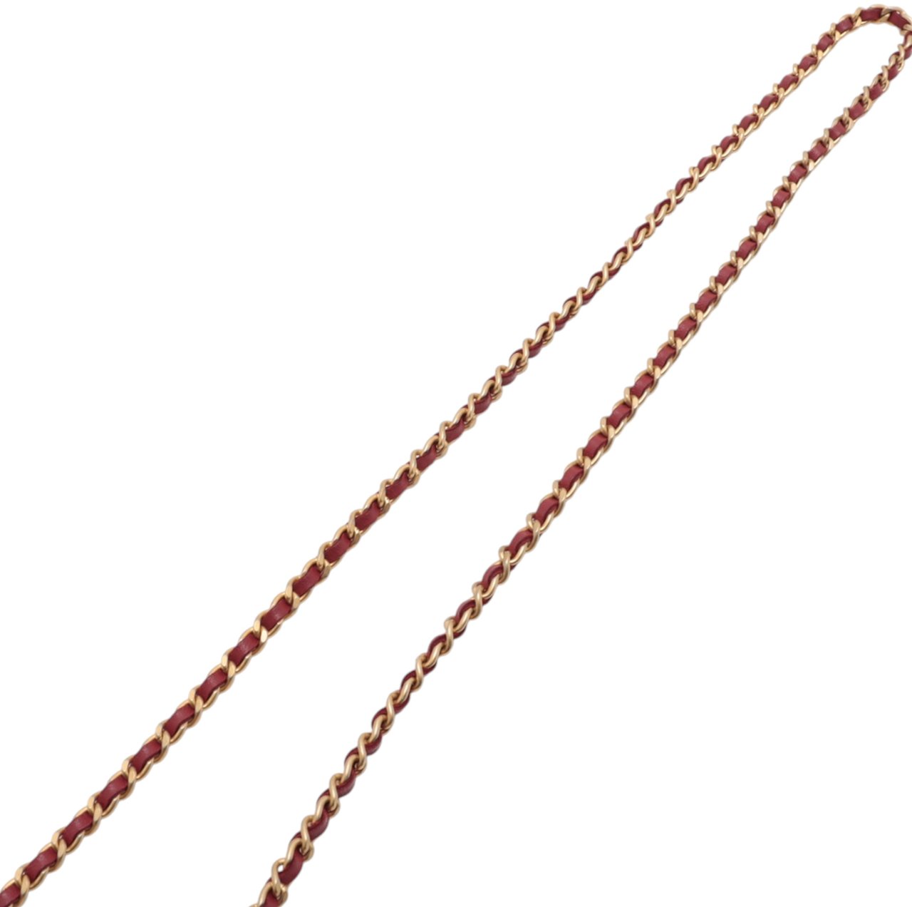 Chanel CC Quilted Lambskin Zip Phone Case Rood