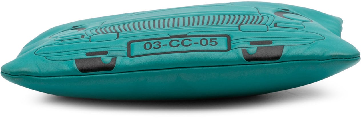 Chanel Medium Printed Lambskin Cuba La Habana O Case Clutch Blauw