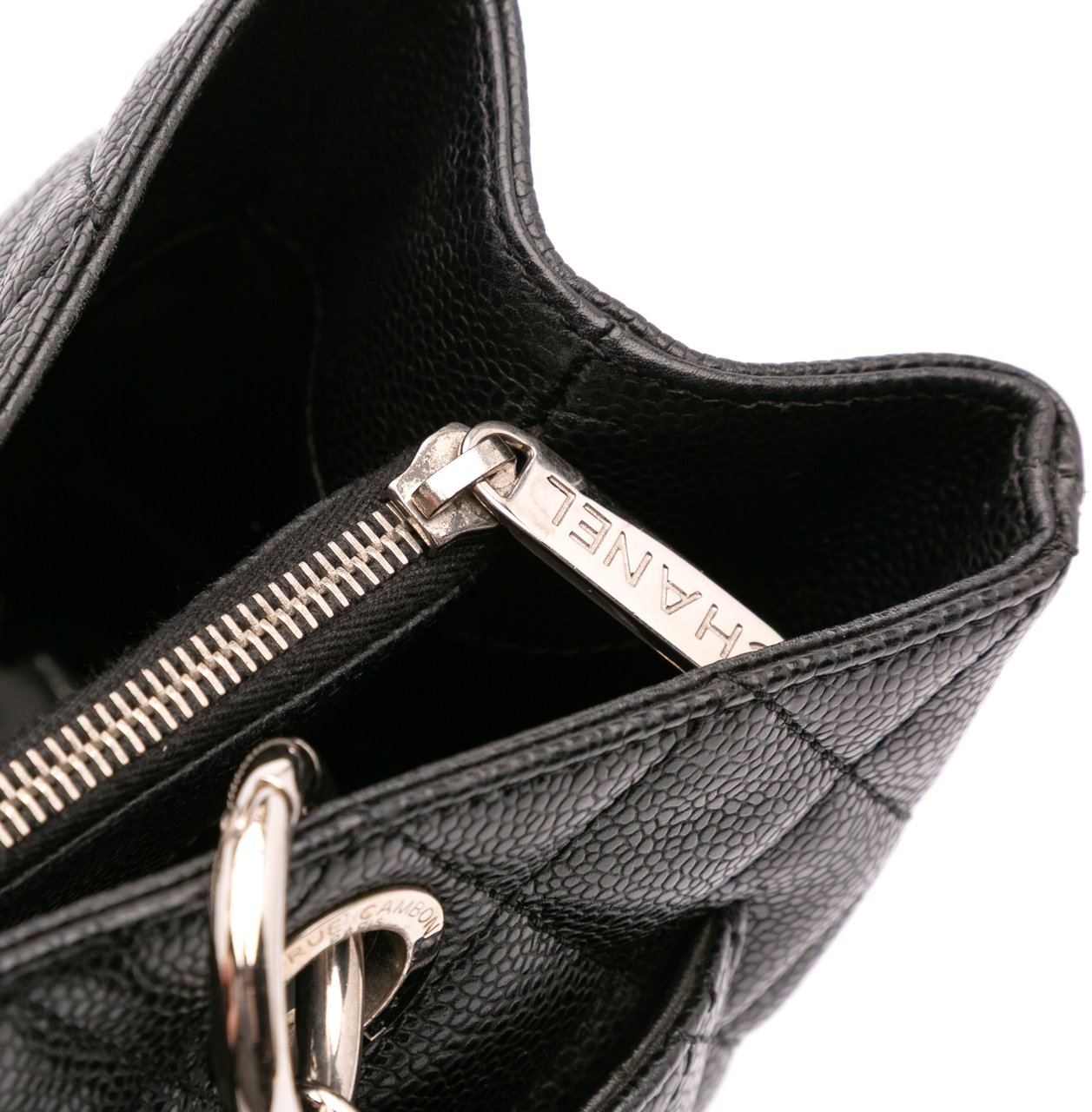 Chanel Caviar Grand Shopping Tote Zwart