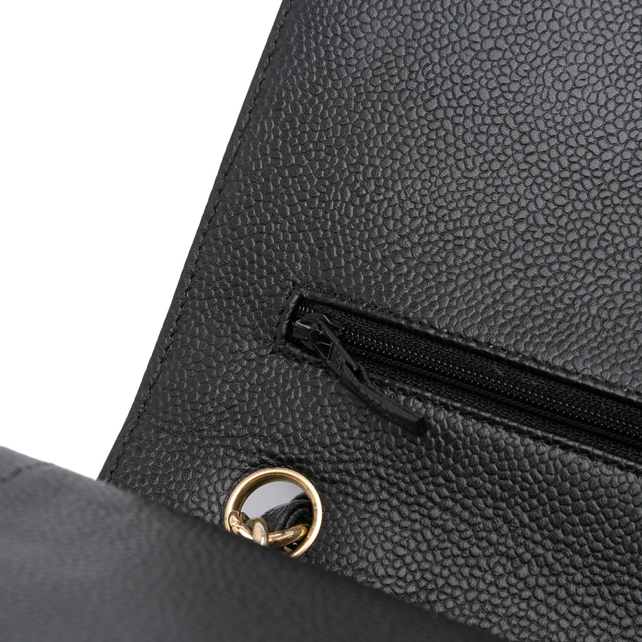 Chanel Jumbo Classic Caviar Double Flap Zwart
