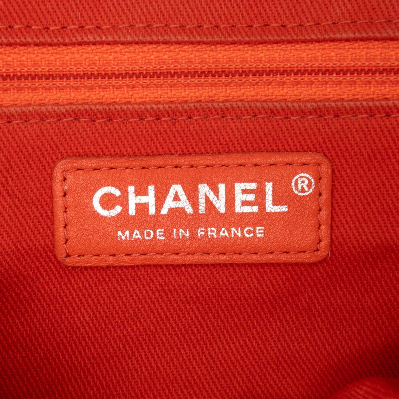 Chanel Medium Quilted Caviar Easy Flap Oranje
