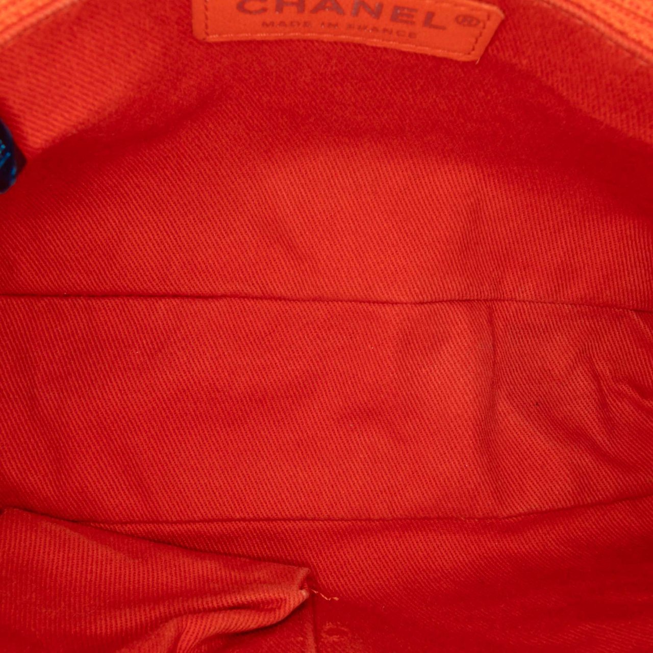 Chanel Medium Quilted Caviar Easy Flap Oranje