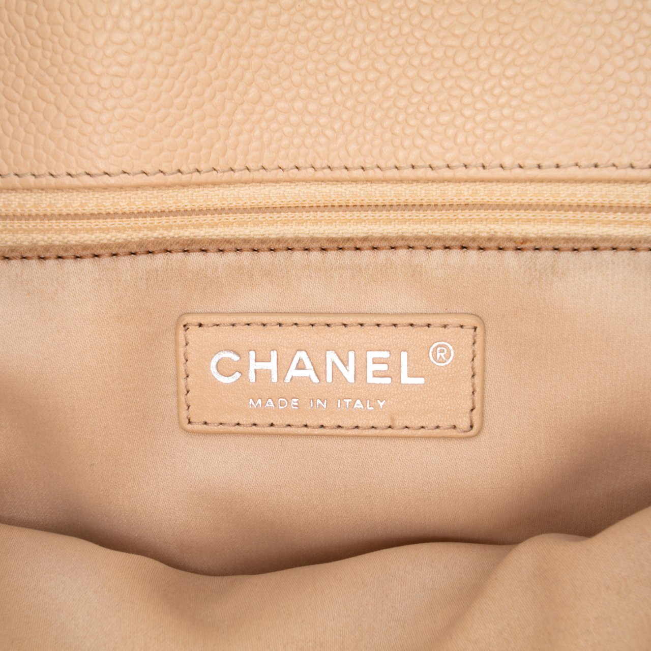 Chanel Caviar Grand Shopping Tote Bruin