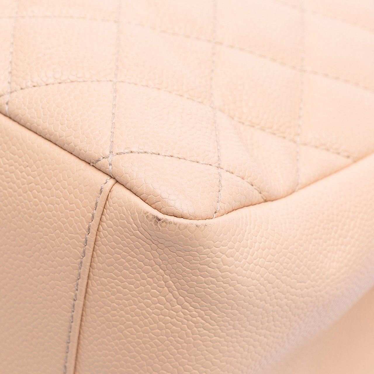 Chanel Caviar Grand Shopping Tote Bruin